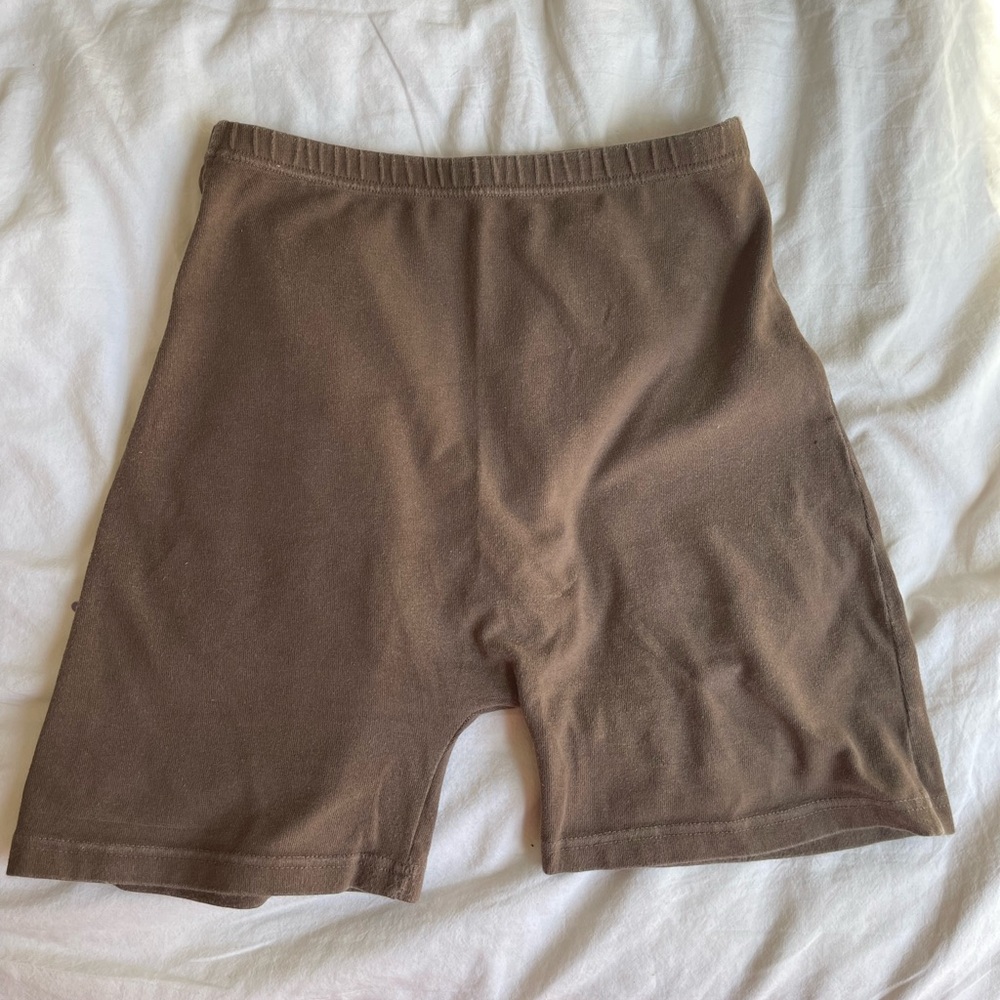 Brown Brandy Melville Biker Shorts